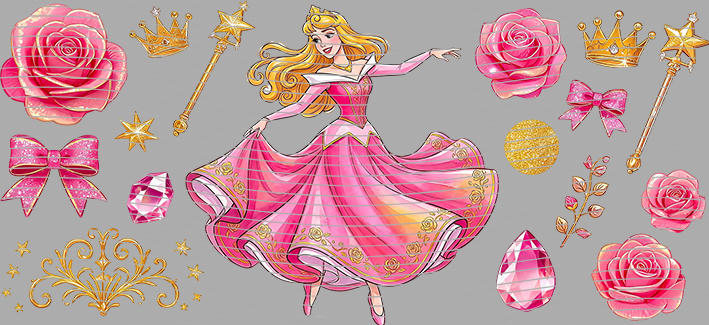 16oz Disney style-D-3159